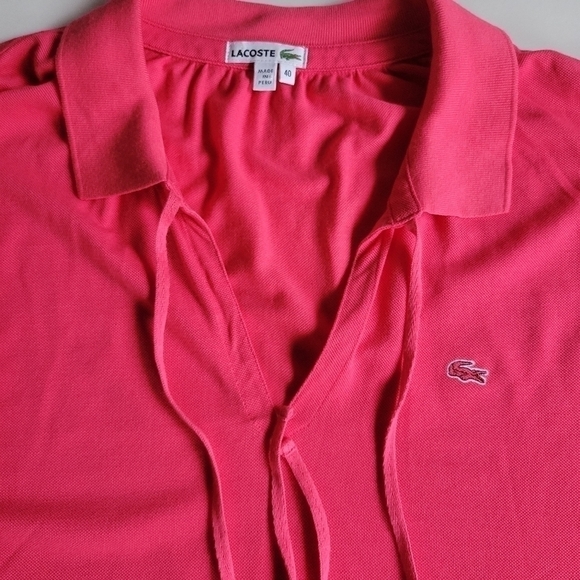 Lacoste shirt /top size 40 pre-owned - Picture 8 of 9